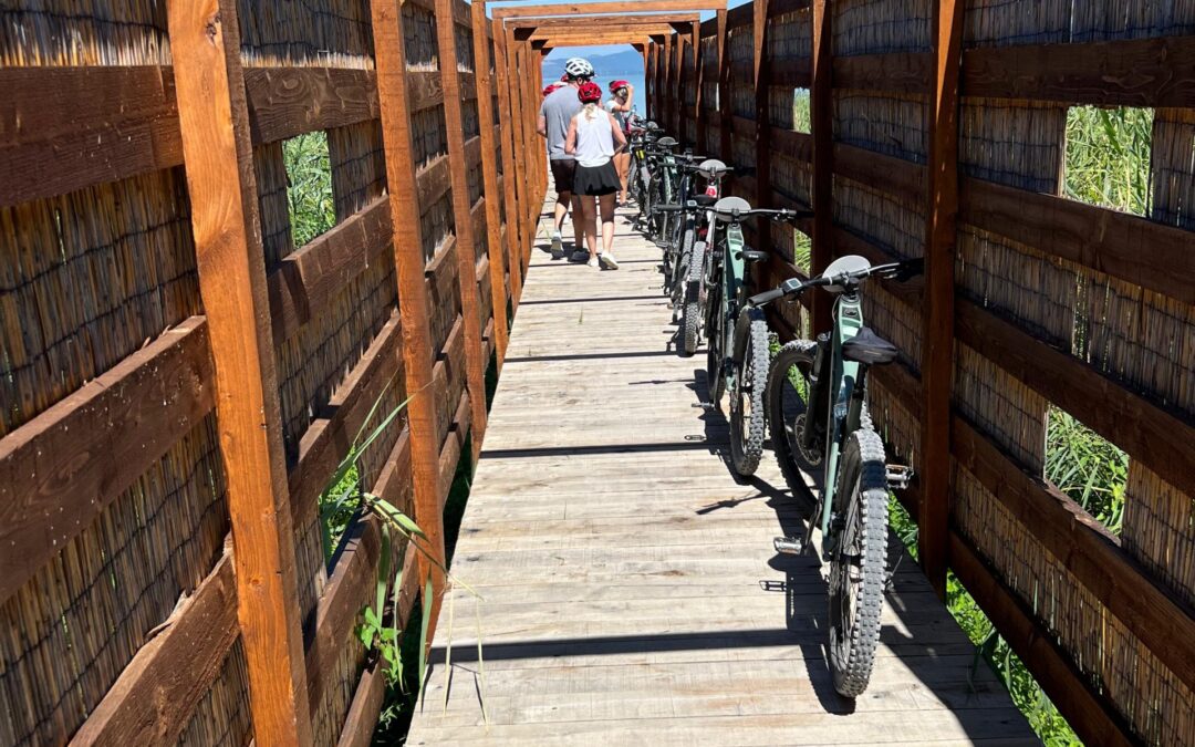 Isola Polvese in Bike
